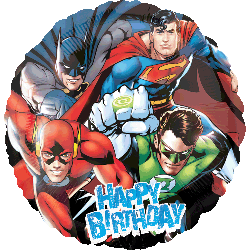 justice league balloons